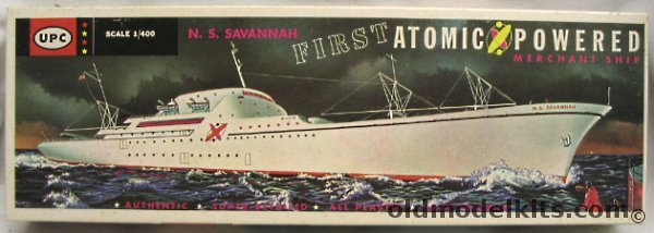 UPC 1/457 NS Savannah First Atomic Powered Merchant Ship, 5010-200 plastic model kit